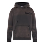 ĆOULER Vintage Washed Hoodie in Grey – Front View