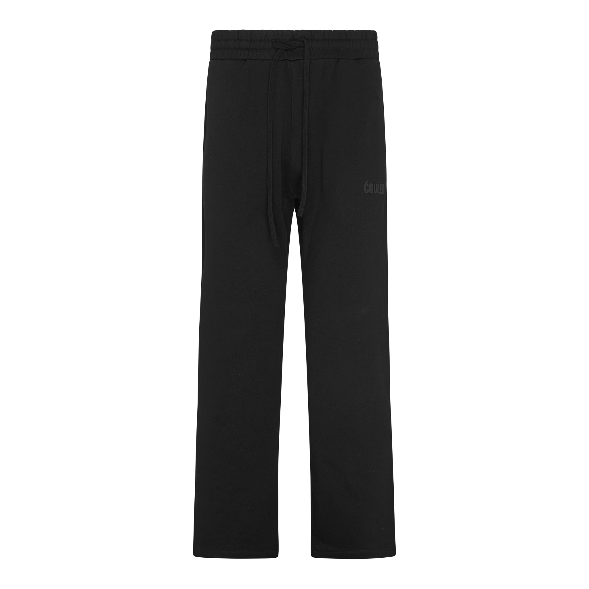 ĆOULER Relaxed Fit Joggers in Black – Side View