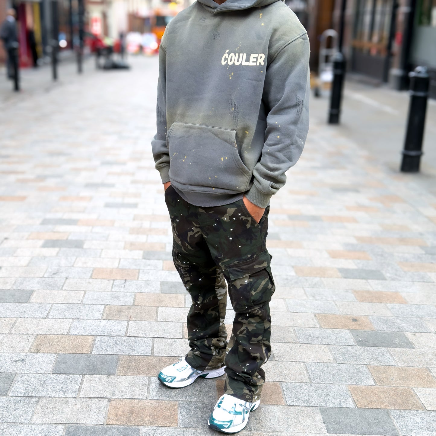 ĆOULER Paint Splatter Hoodie